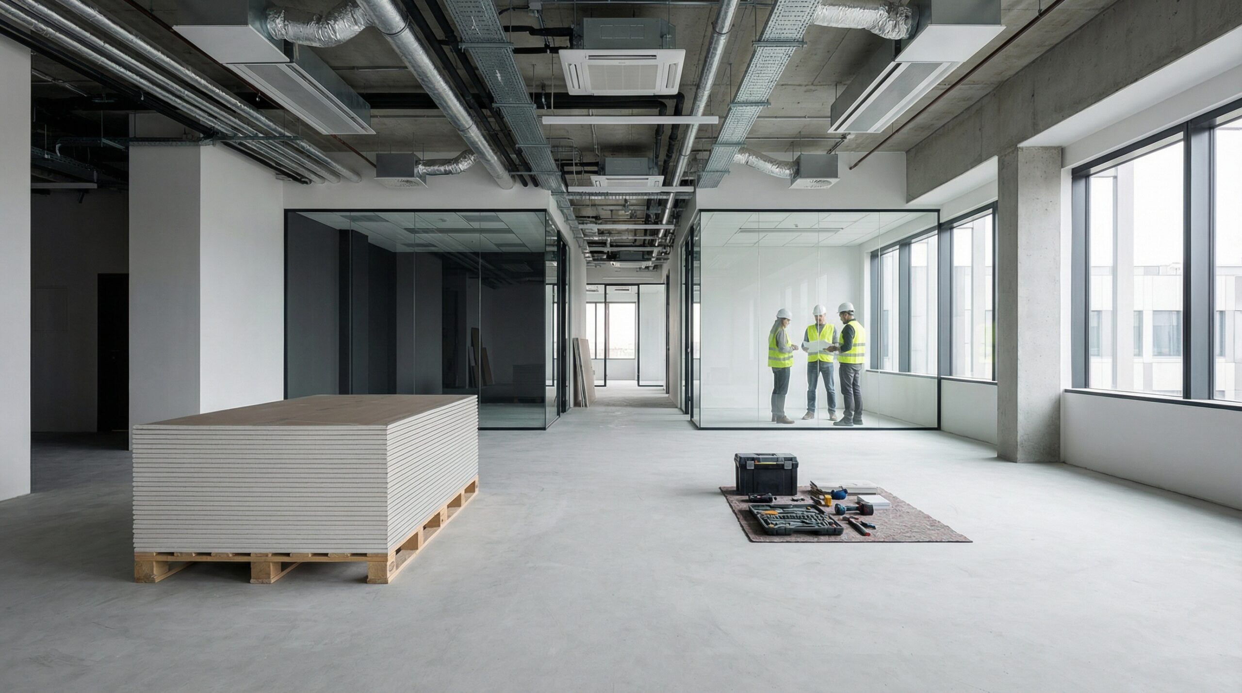 Modernizacja działającego biura i etapowanie prac