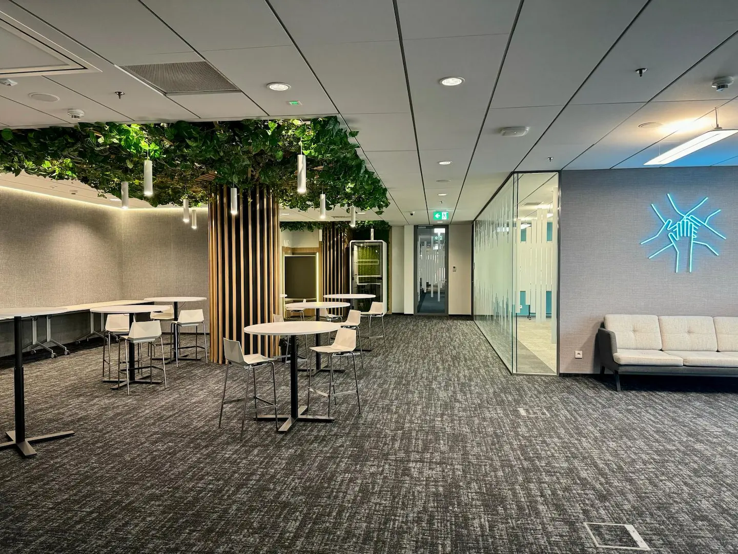 Office fit-out in Design and Build model - modern conference room in a Warsaw office building