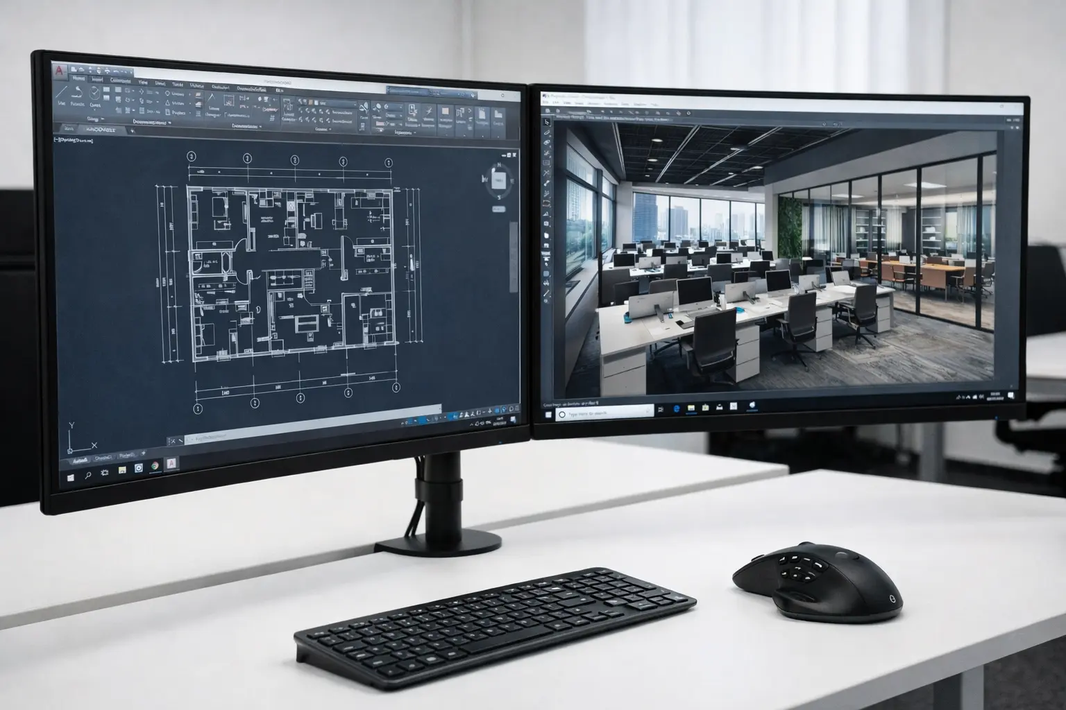 Projekt koncepcyjny biura i kierunek estetyczny wnętrza