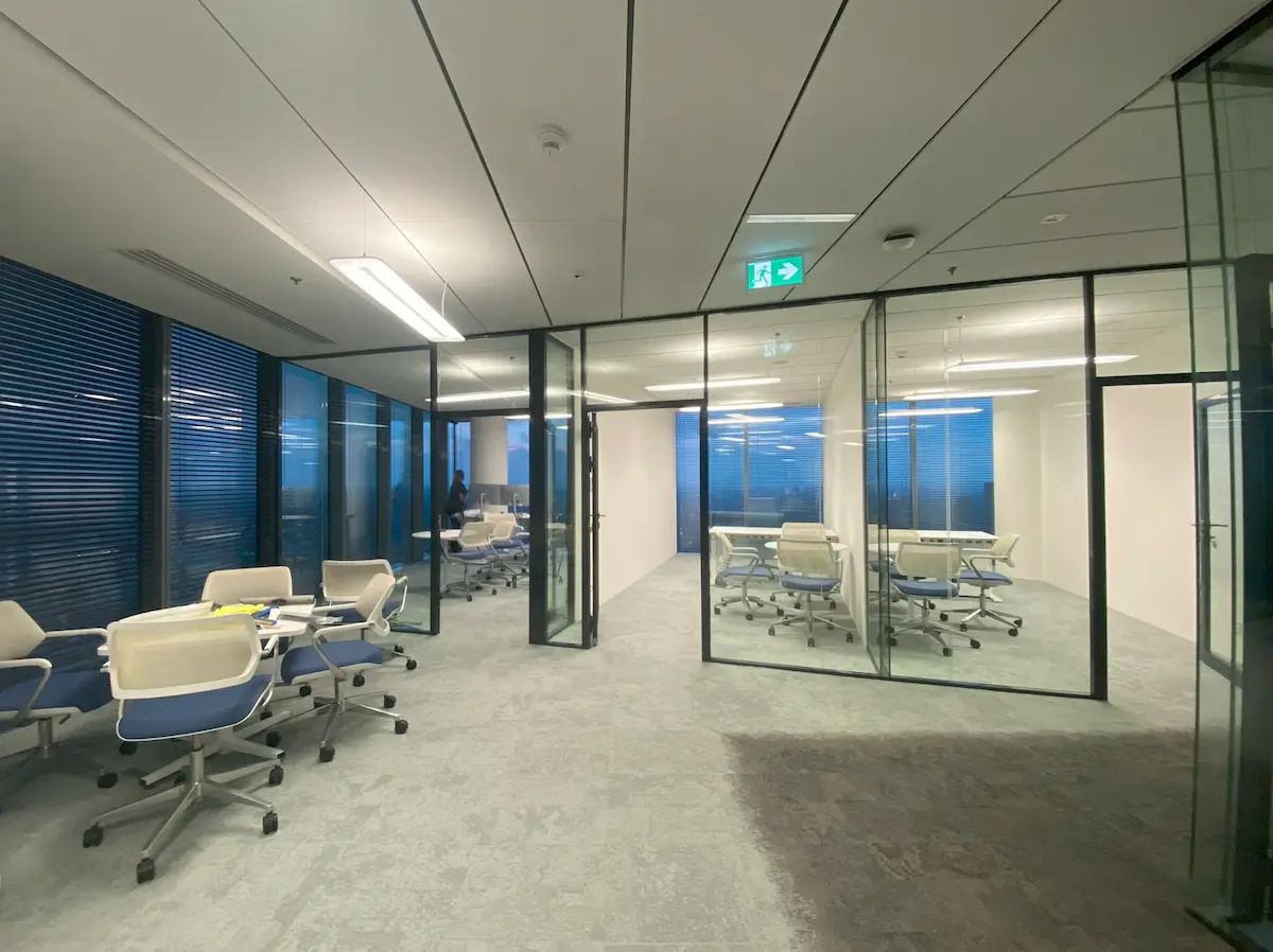 Finished office interior after fit‑out works