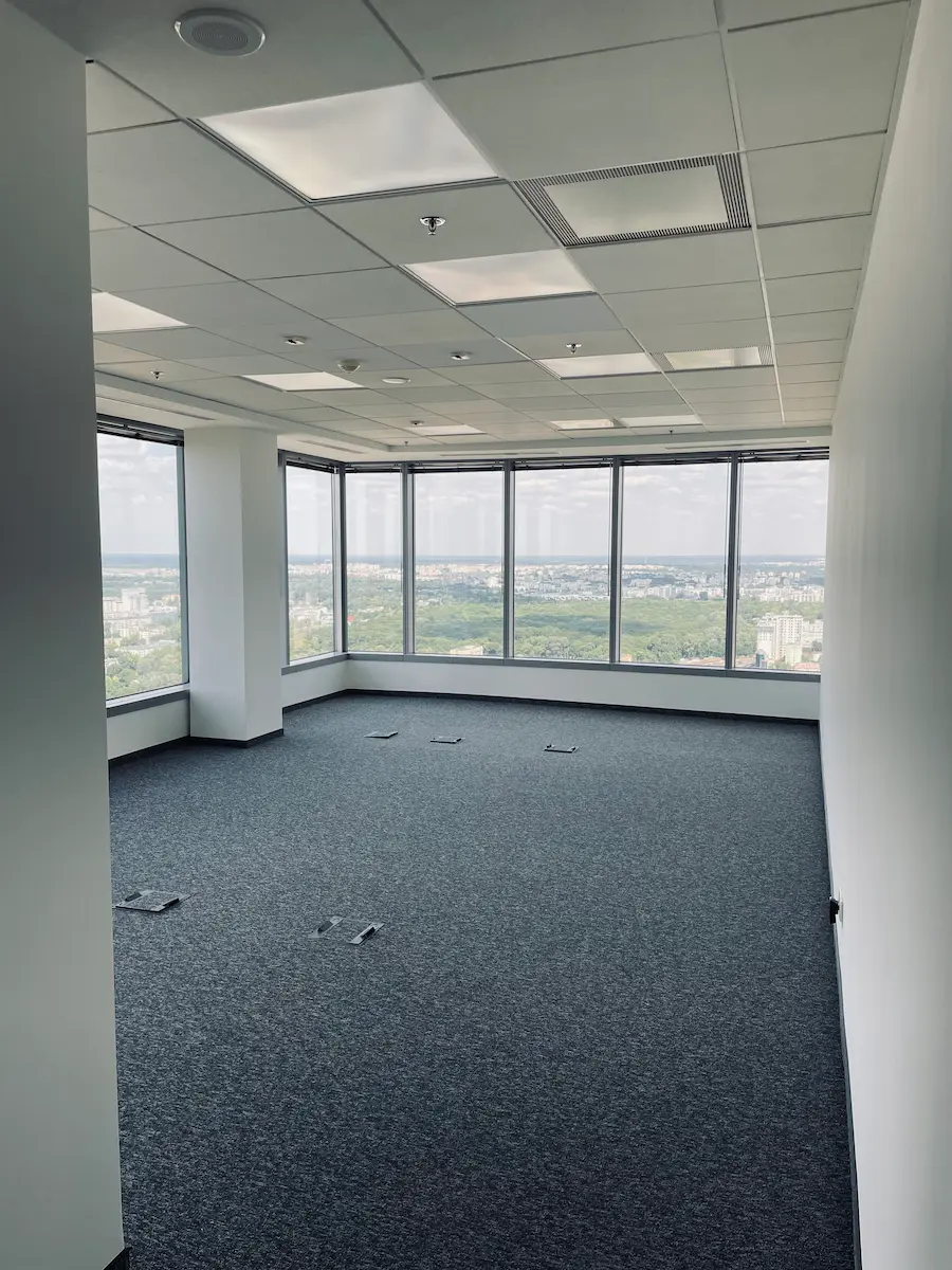 Office space before refurbishment