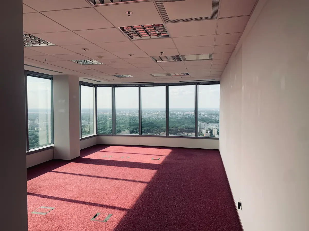 Office space after refurbishment