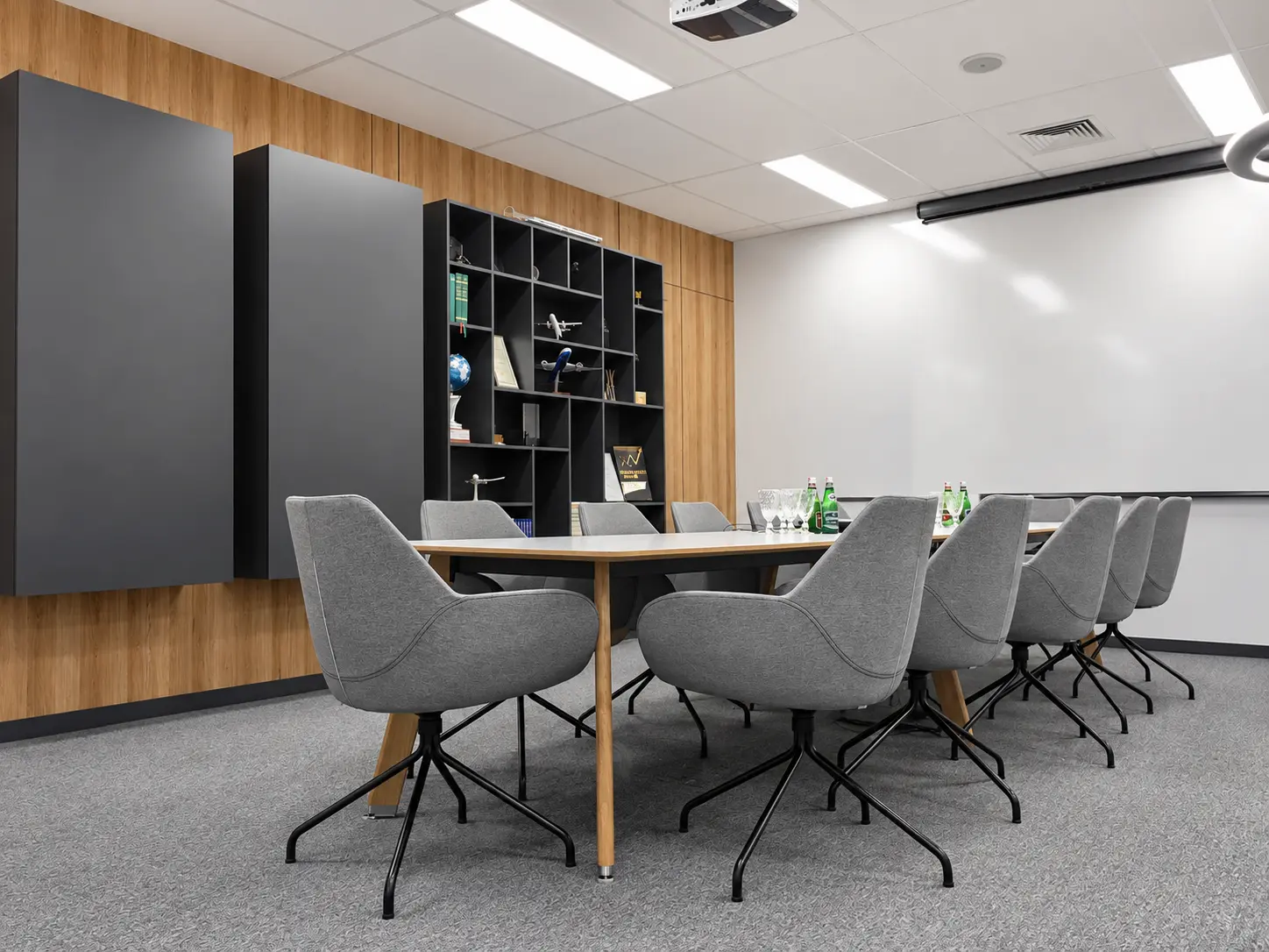 Modern conference room after renovation